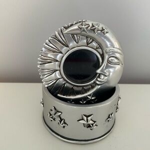 Moon and Stars Trinket Box with Photo Window Lid